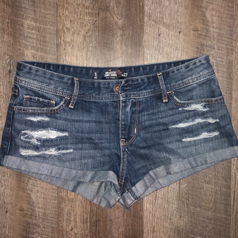 Hollister jean shorts